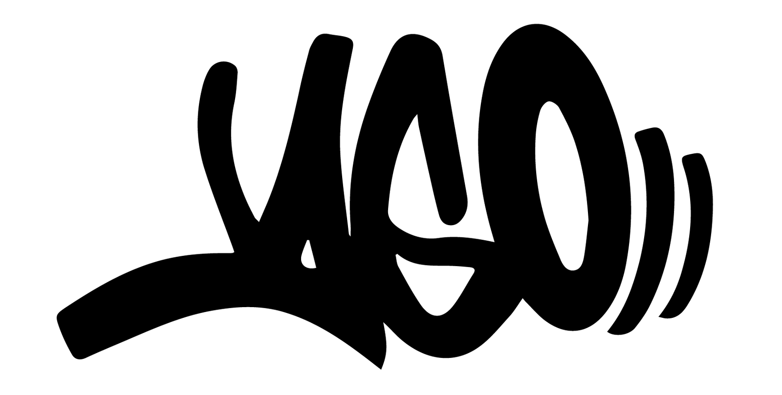 Logo DJ YGO — versão preta